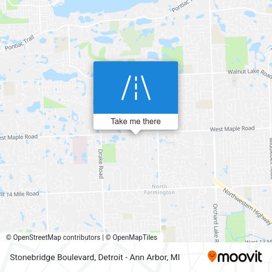 Mapa de Stonebridge Boulevard