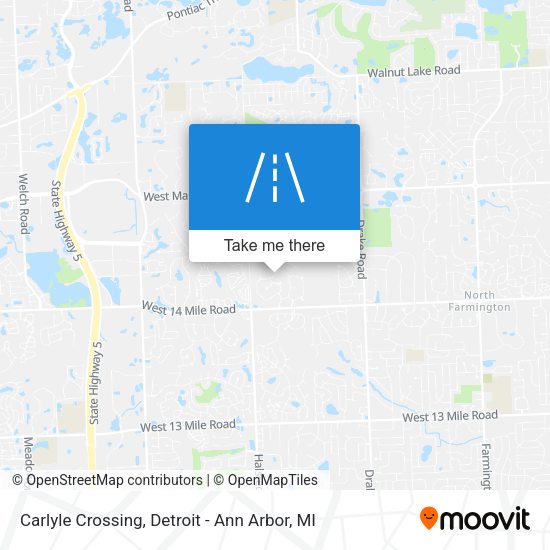 Mapa de Carlyle Crossing