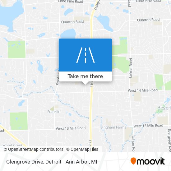 Glengrove Drive map