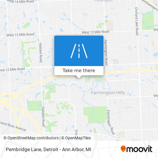 Mapa de Pembridge Lane