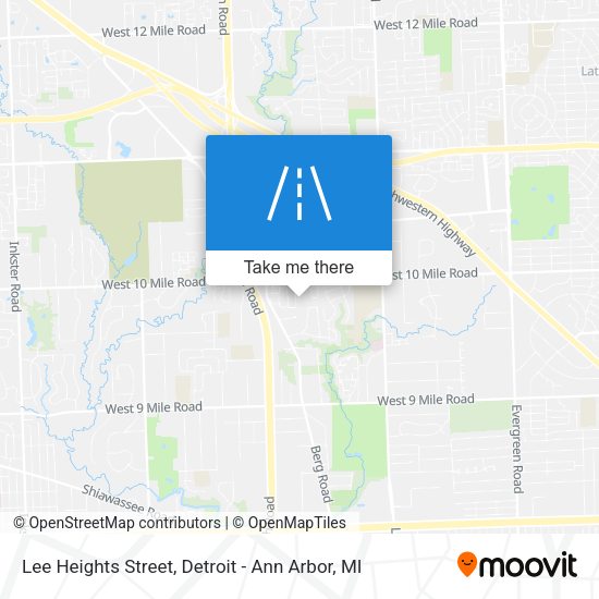Lee Heights Street map