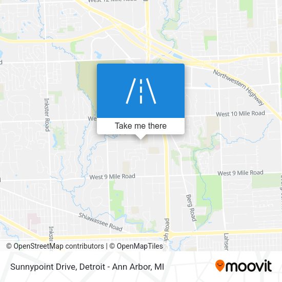 Sunnypoint Drive map