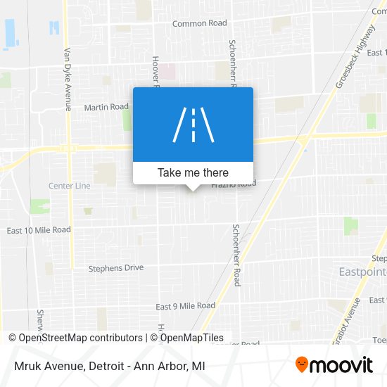 Mapa de Mruk Avenue