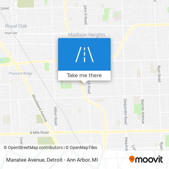 Manatee Avenue map