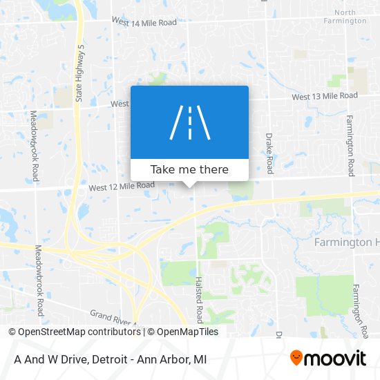 A And W Drive map