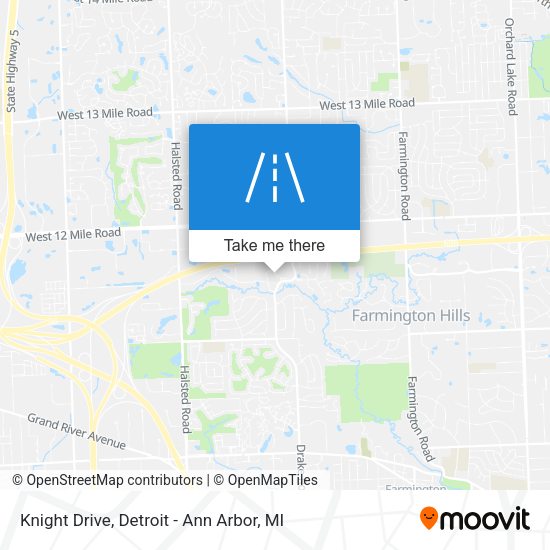Mapa de Knight Drive
