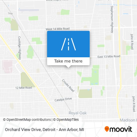 Orchard View Drive map