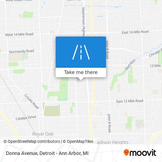 Mapa de Donna Avenue