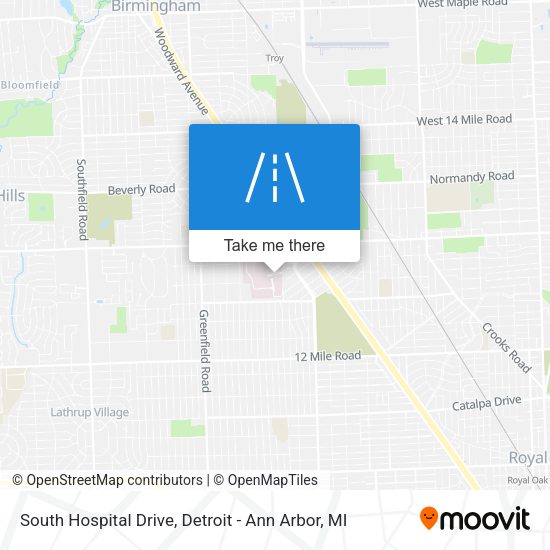 South Hospital Drive map