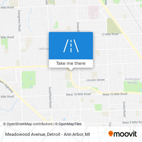 Meadowood Avenue map