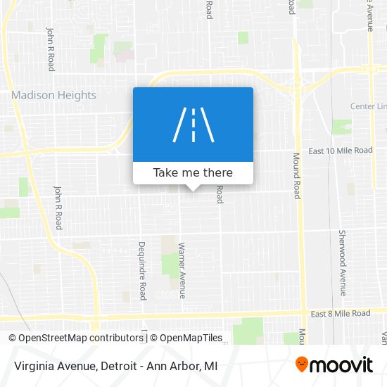 Mapa de Virginia Avenue