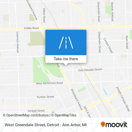 West Greendale Street map