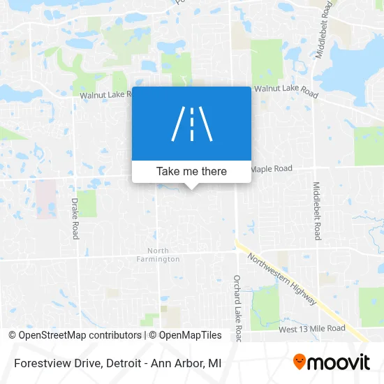 Forestview Drive map