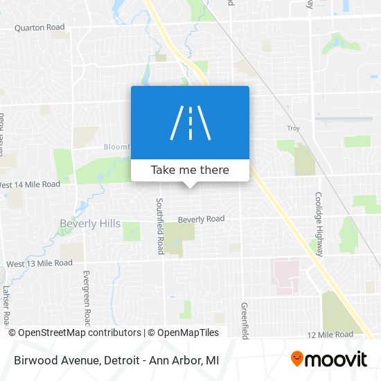 Mapa de Birwood Avenue