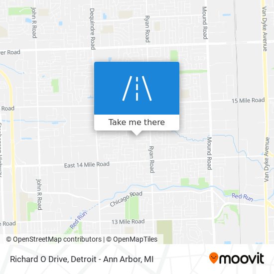 Richard O Drive map