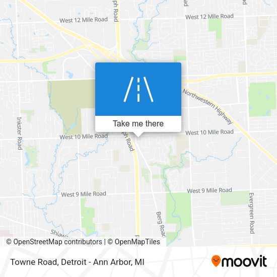 Mapa de Towne Road