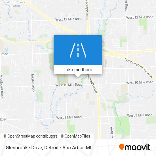 Mapa de Glenbrooke Drive