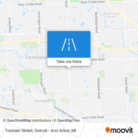 Mapa de Trestain Street
