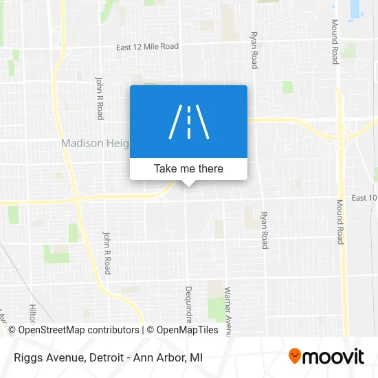 Riggs Avenue map