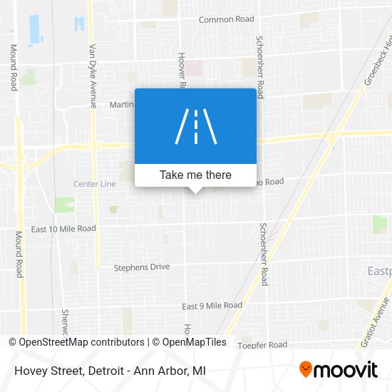 Mapa de Hovey Street