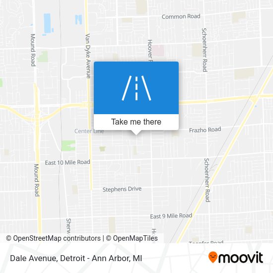 Mapa de Dale Avenue