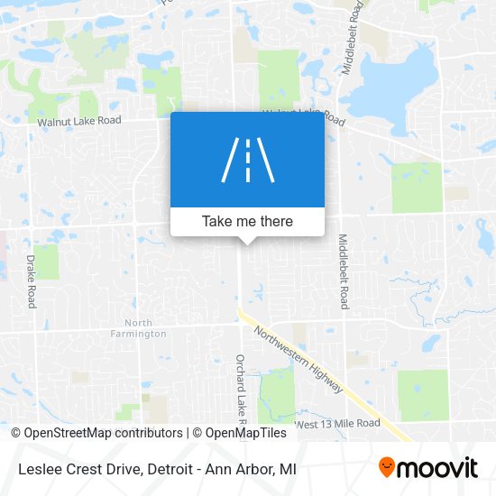 Mapa de Leslee Crest Drive