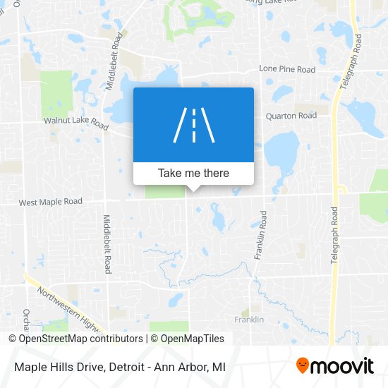 Mapa de Maple Hills Drive