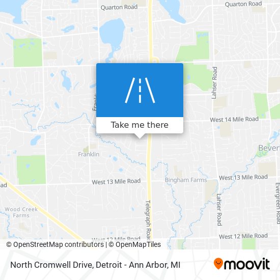 Mapa de North Cromwell Drive