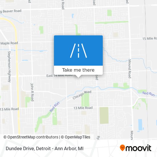 Dundee Drive map