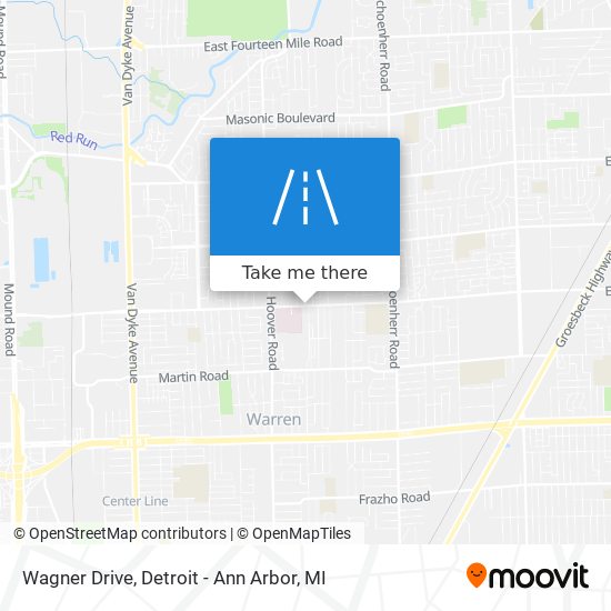 Mapa de Wagner Drive