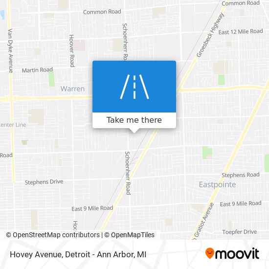 Mapa de Hovey Avenue