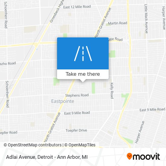 Mapa de Adlai Avenue
