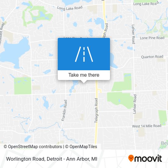 Mapa de Worlington Road