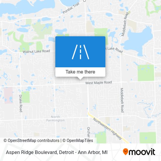 Mapa de Aspen Ridge Boulevard
