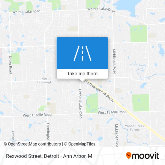 Mapa de Rexwood Street