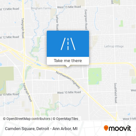 Camden Square map