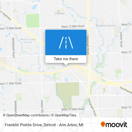 Franklin Pointe Drive map