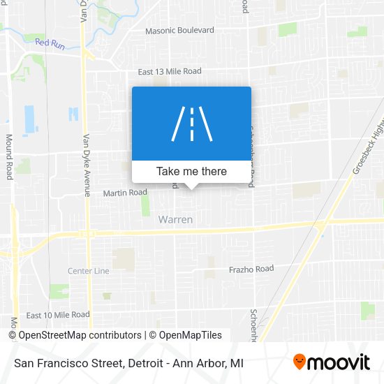San Francisco Street map