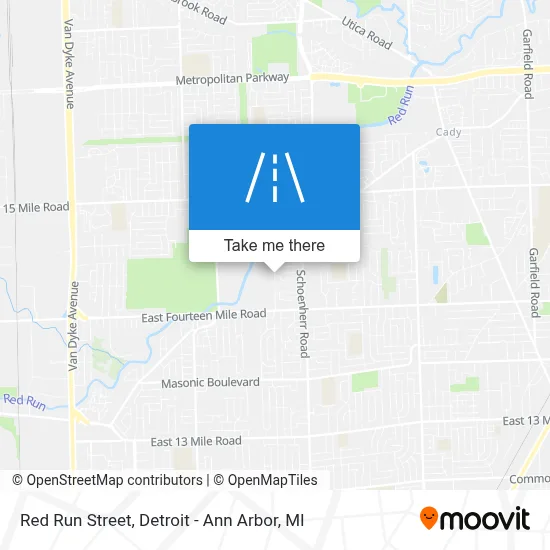 Red Run Street map