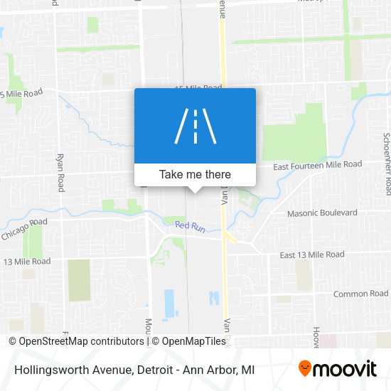 Hollingsworth Avenue map