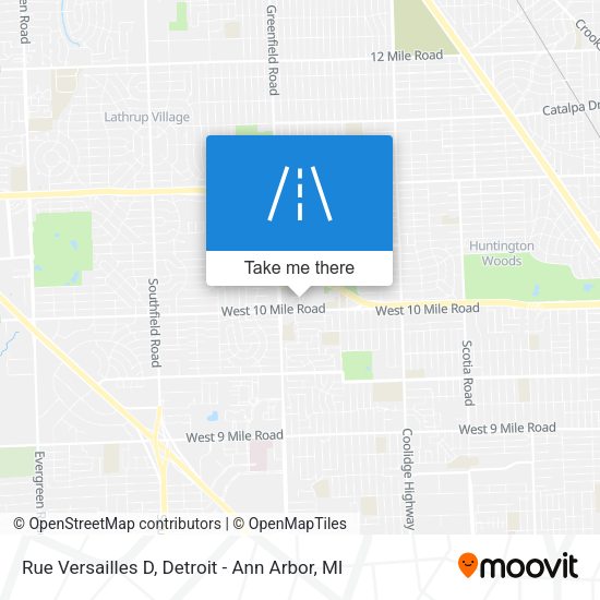 Mapa de Rue Versailles D