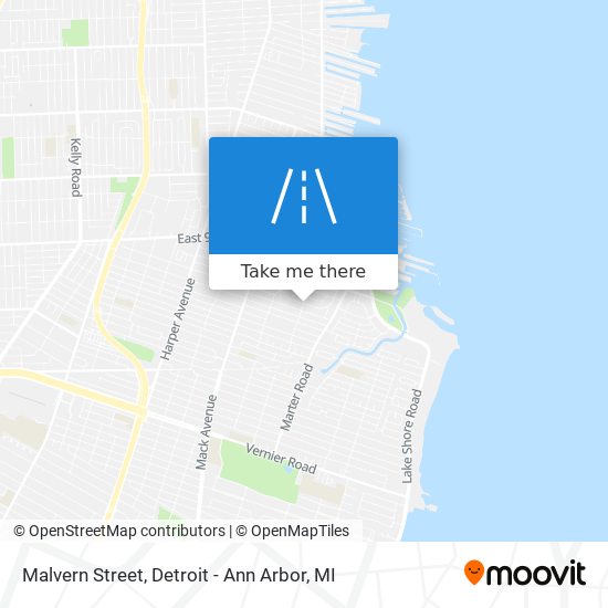 Malvern Street map