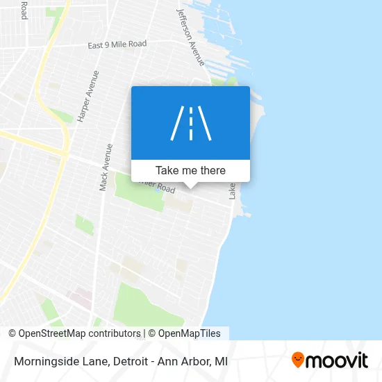 Morningside Lane map