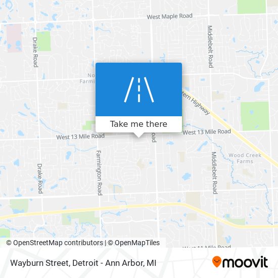 Wayburn Street map