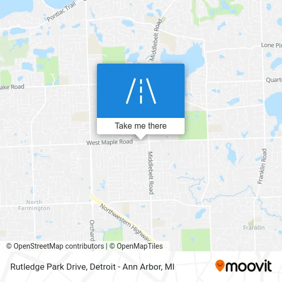 Rutledge Park Drive map