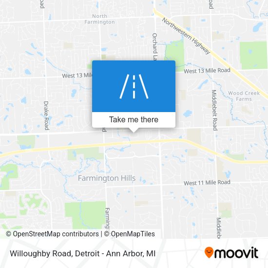 Mapa de Willoughby Road