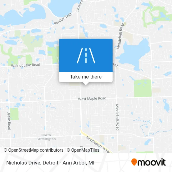 Nicholas Drive map