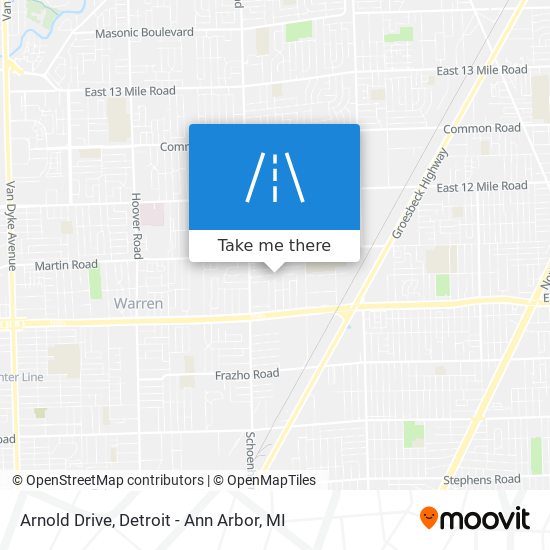 Mapa de Arnold Drive