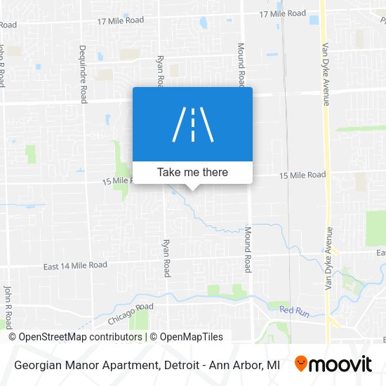 Georgian Manor Apartment map