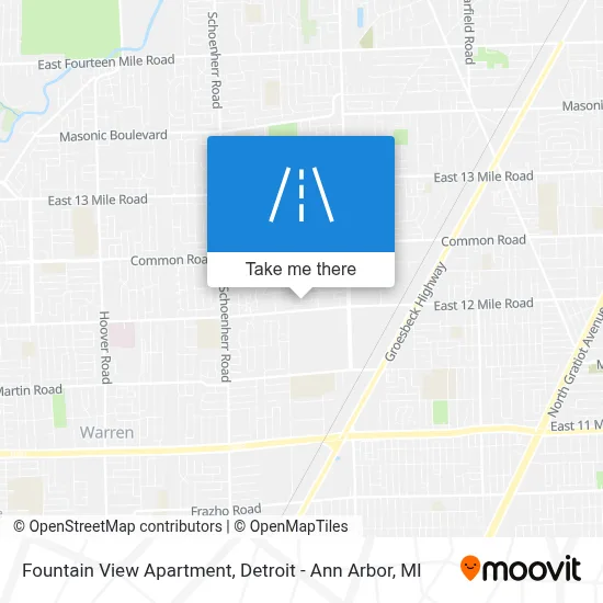 Fountain View Apartment map